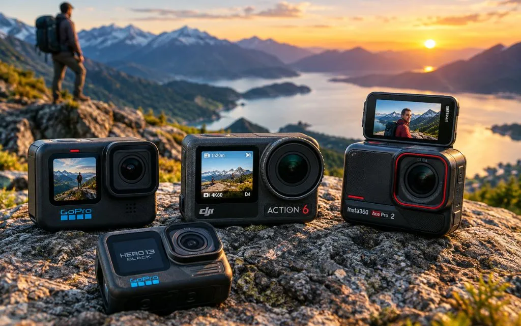 Best action cameras 2026 featuring GoPro, DJI and Insta360 for outdoor adventure