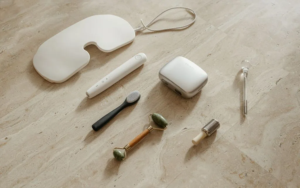 Different types of at-home facial skincare devices